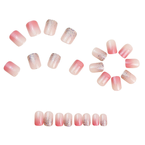 12 Sizes-24 Pcs Press On Nails Y913