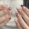 12 Sizes-24 Pcs Press On Nails R939