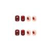 12 Sizes-24 Pcs Press On Nails R349