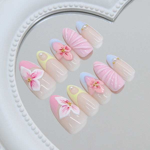 30 Pcs Press On Nails Z1387