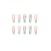 12 Sizes-24 Pcs Press On Nails JP1711