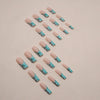 12 Sizes-24 Pcs Press On Nails G008