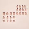 12 Sizes-24 Pcs Press On Nails W2130
