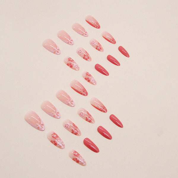 12 Sizes-24 Pcs Press On Nails W841