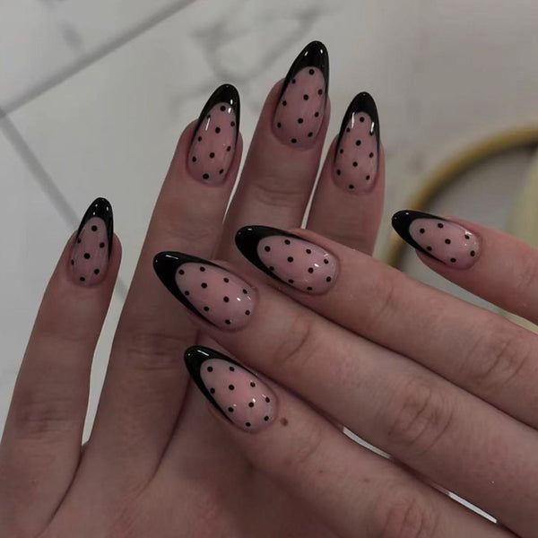 12 Sizes-24 Pcs Press On Nails JP4228