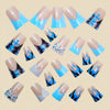 12 Sizes-24 Pcs Press On Nails Y1475