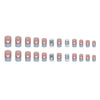 12 Sizes-24 Pcs Press On Nails W1307