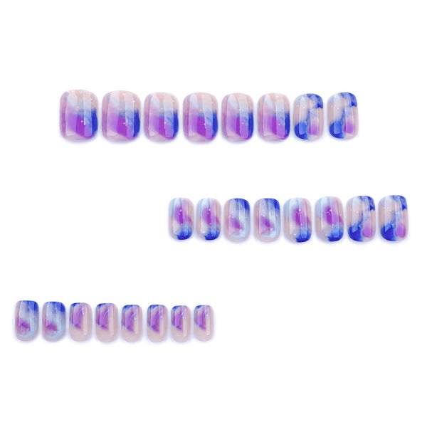 12 Sizes-24 Pcs Press On Nails JP3482