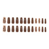 12 Sizes-24 Pcs Press On Nails W1806