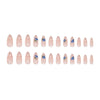 12 Sizes-24 Pcs Press On Nails W2155
