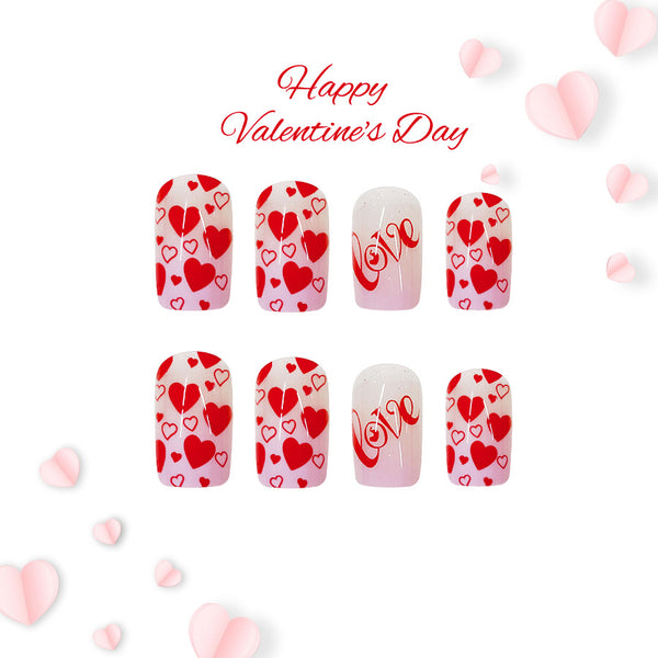 12 Sizes-24 Pcs Press On Nails C720