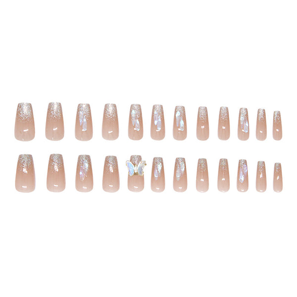 12 Sizes-24 Pcs Press On Nails Z1075