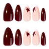 12 Sizes-24 Pcs Press On Nails JP4377
