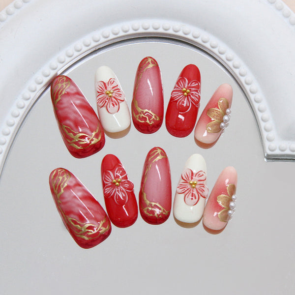 30 Pcs Press On Nails Z1209