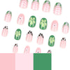 12 Sizes-24 Pcs Press On Nails JP3837