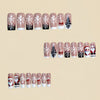 12 Sizes-24 Pcs Press On Nails Y1196