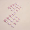 12 Sizes-24 Pcs Press On Nails W1215