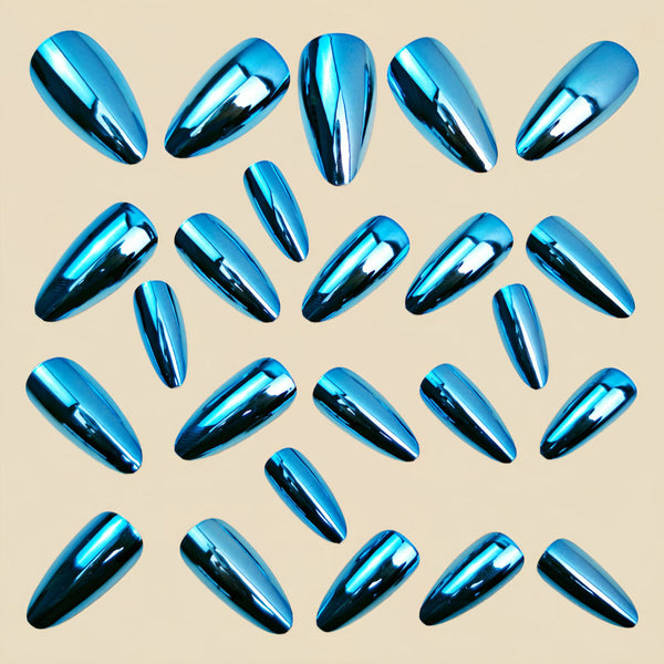12 Sizes-24 Pcs Press On Nails Y1518