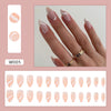 12 Sizes-24 Pcs Press On Nails W005