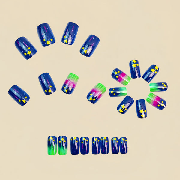 12 Sizes-24 Pcs Press On Nails Y1783