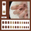 12 Sizes-24 Pcs Press On Nails R889