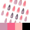 12 Sizes-24 Pcs Press On Nails JP4267