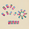 12 Sizes-24 Pcs Press On Nails Y1639