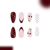12 Sizes-24 Pcs Press On Nails C1387