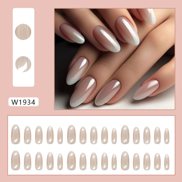 12 Sizes-24 Pcs Press On Nails W1934