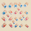 12 Sizes-24 Pcs Press On Nails Y1512