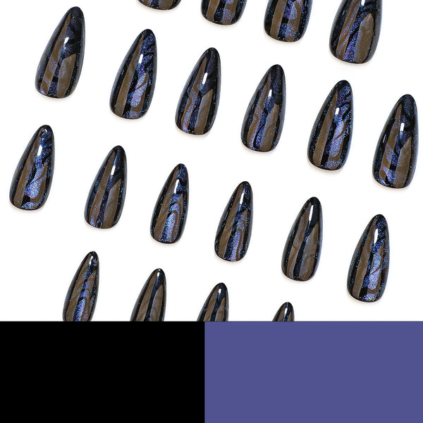 12 Sizes-24 Pcs Press On Nails JP4144