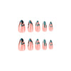 12 Sizes-24 Pcs Press On Nails JP2608