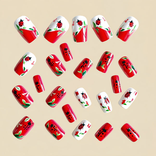 12 Sizes-24 Pcs Press On Nails Y1160