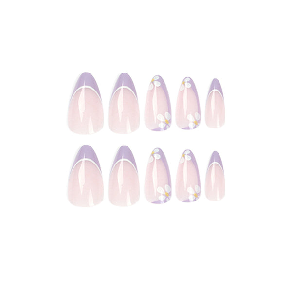 12 Sizes-24 Pcs Press On Nails JP1482