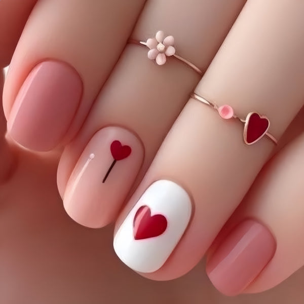 12 Sizes-24 Pcs Press On Nails Y1626