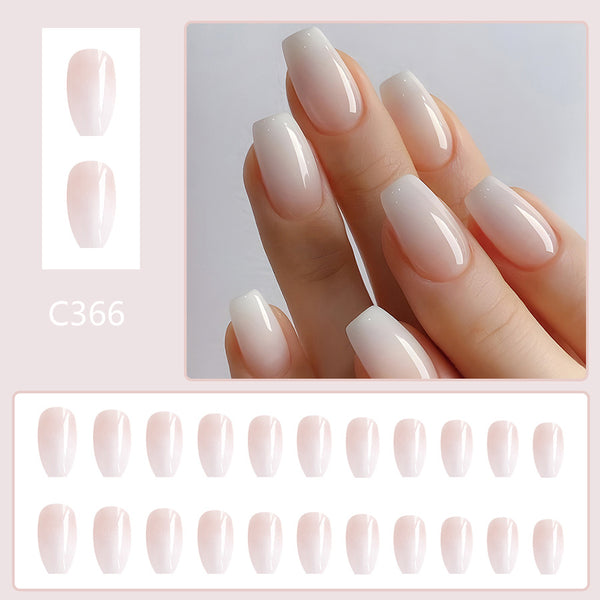 12 Sizes-24 Pcs Press On Nails C366
