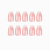 Glossy Medium Ombre Pink Press on Nails