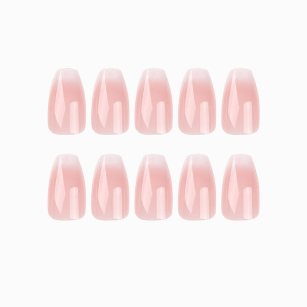 Glossy Medium Ombre Pink Press on Nails