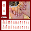 12 Sizes-24 Pcs Press On Nails W2141