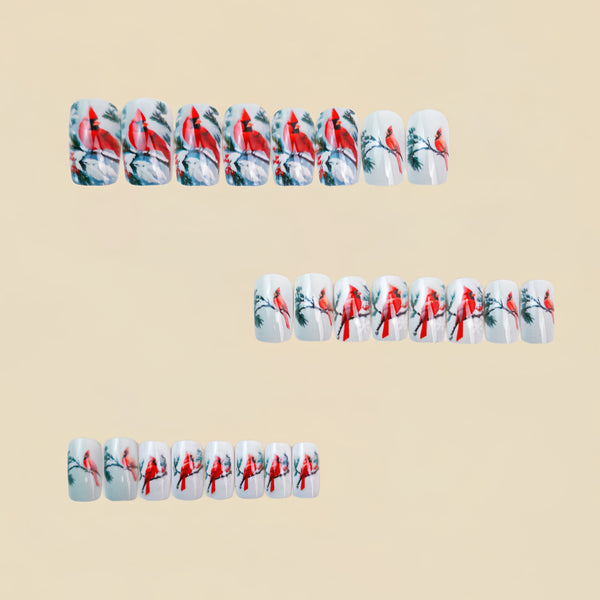 12 Sizes-24 Pcs Press On Nails Y1616