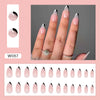 12 Sizes-24 Pcs Press On Nails W087