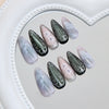 12 Sizes-24 Pcs Press On Nails W2134