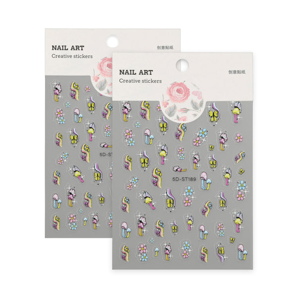 5D Nail Art Sticker 5DST189
