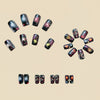 12 Sizes-24 Pcs Press On Nails Y569