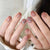 12 Sizes-24 Pcs Press On Nails R815