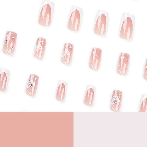 12 Sizes-24 Pcs Press On Nails JP2738