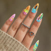 12 Sizes-24 Pcs Press On Nails W1926