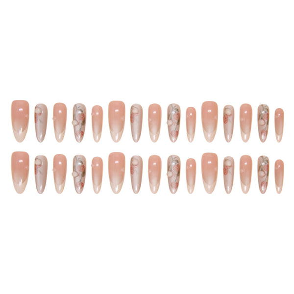 12 Sizes-24 Pcs Press On Nails MY075