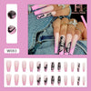 12 Sizes-24 Pcs Press On Nails W083