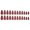 12 Sizes-24 Pcs Press On Nails W1641